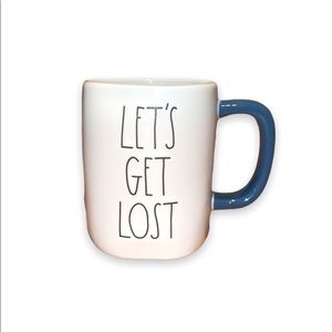 Rae Dunn | Let's Get Lost Mug | Blue | Collectibles